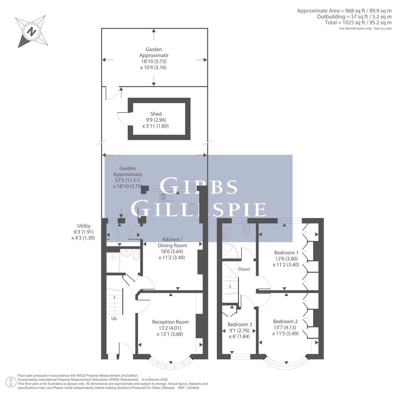 14, Dudley Road, Harrow floorplan