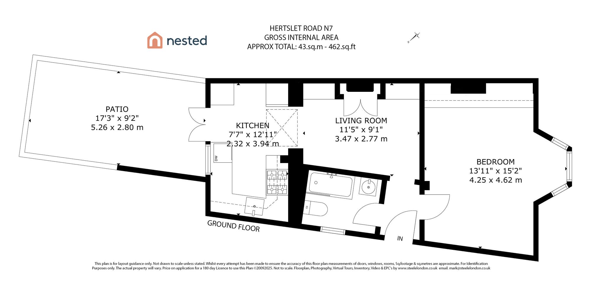 23a Hertslet Road, London floorplan