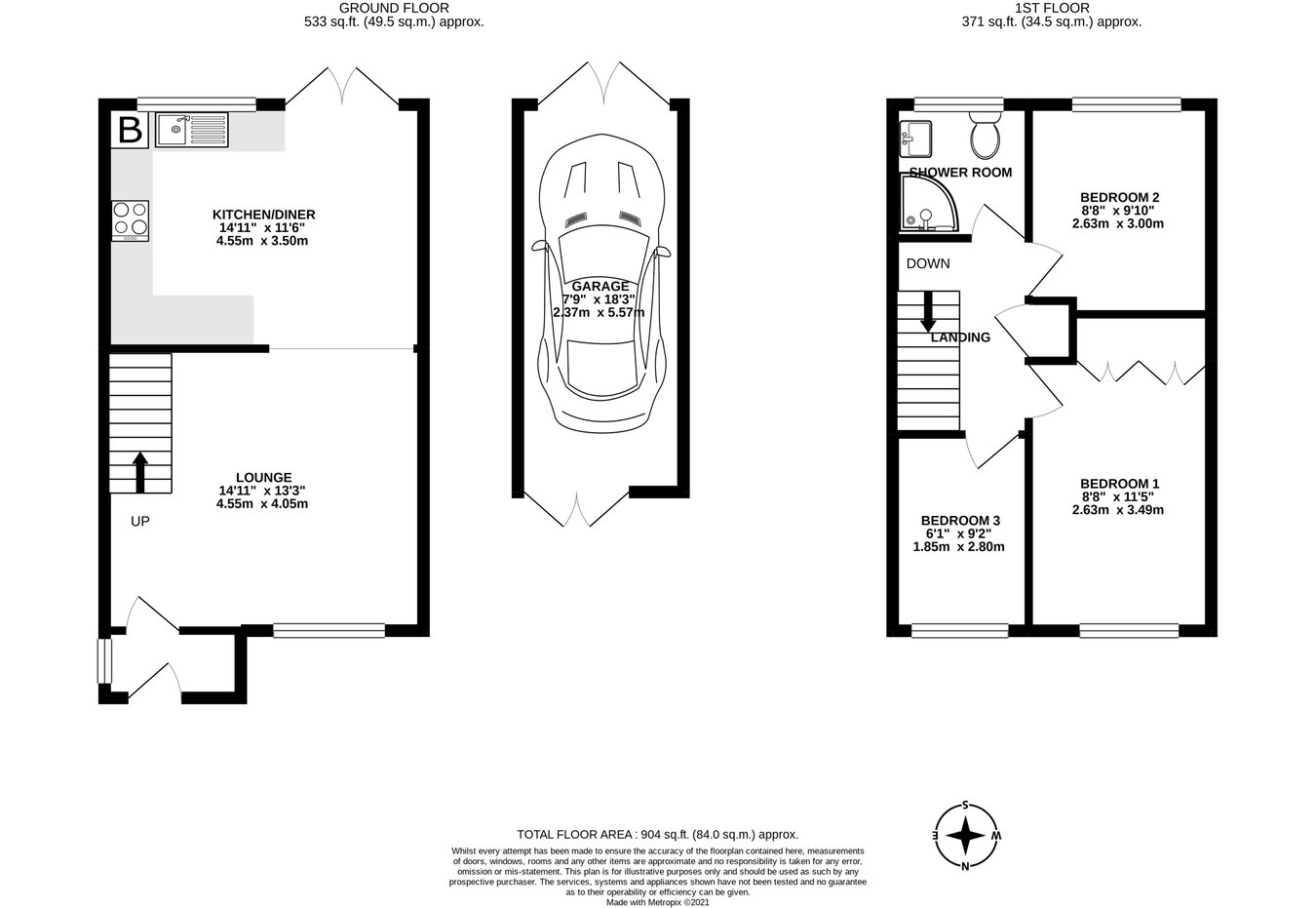 2 Glebefields, Kiln Road, Newbury floorplan