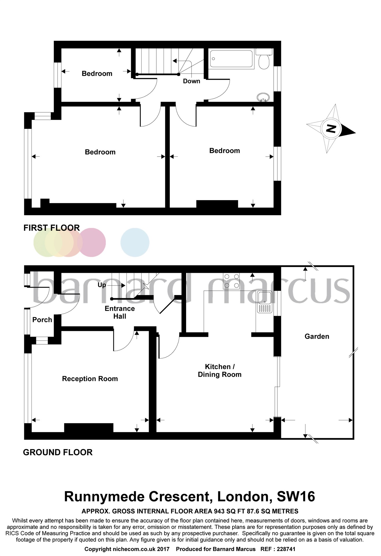 3 Bedrooms Flat for sale in Runnymede Crescent, London SW16