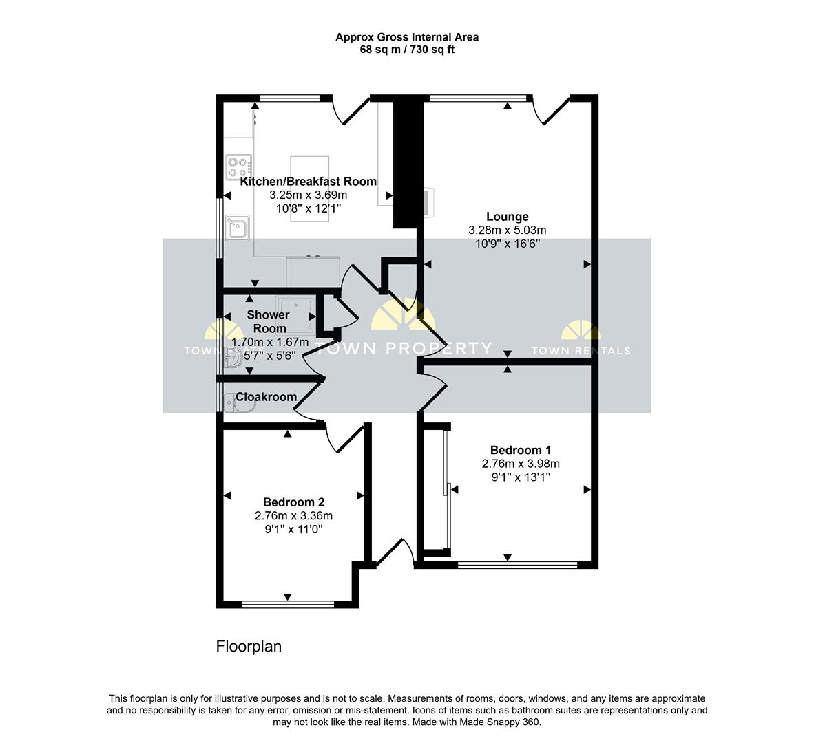 23, Dene Drive, Eastbourne floorplan
