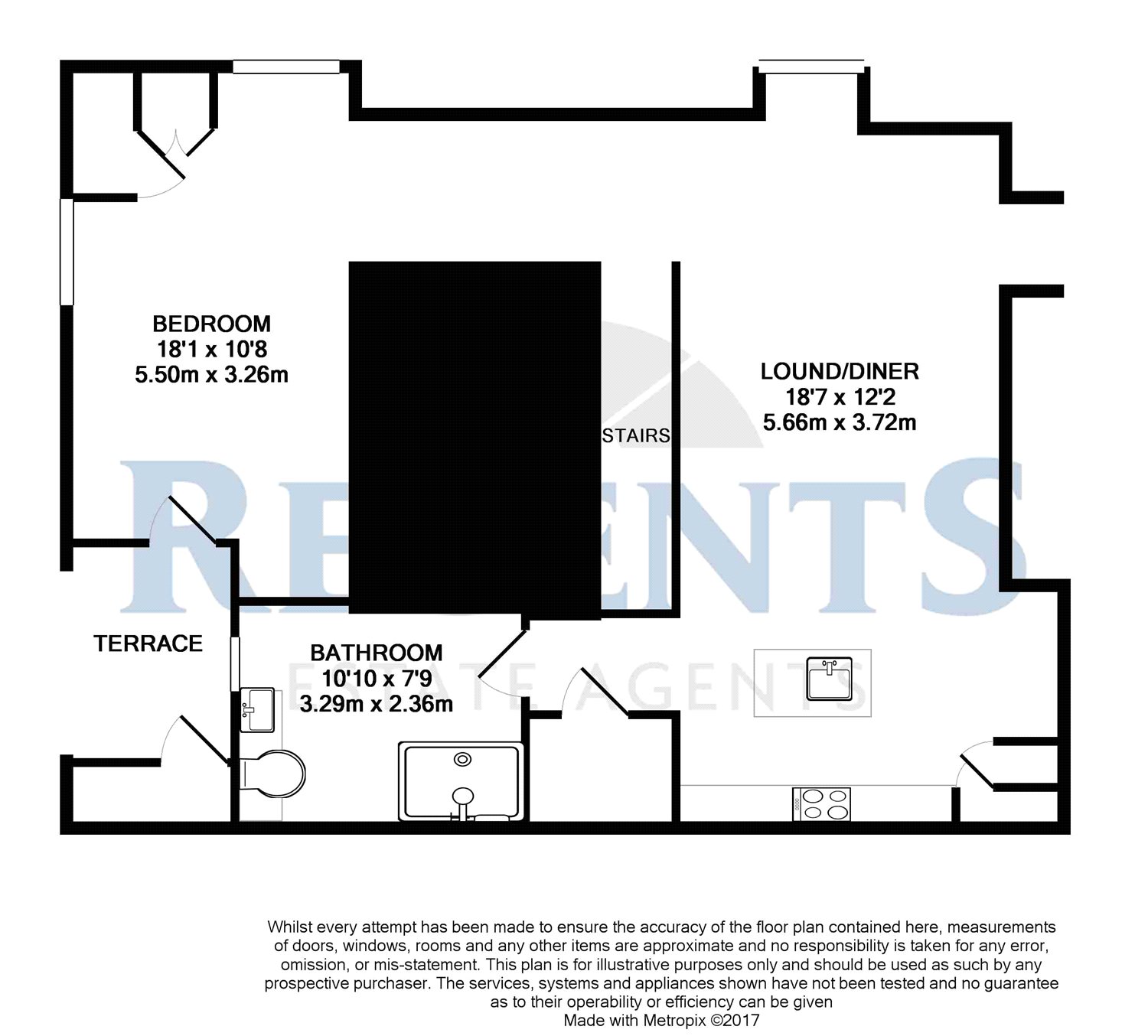 1 Bedrooms Flat to rent in Curzon House, Fox Lane North, Chertsey, Surrey KT16