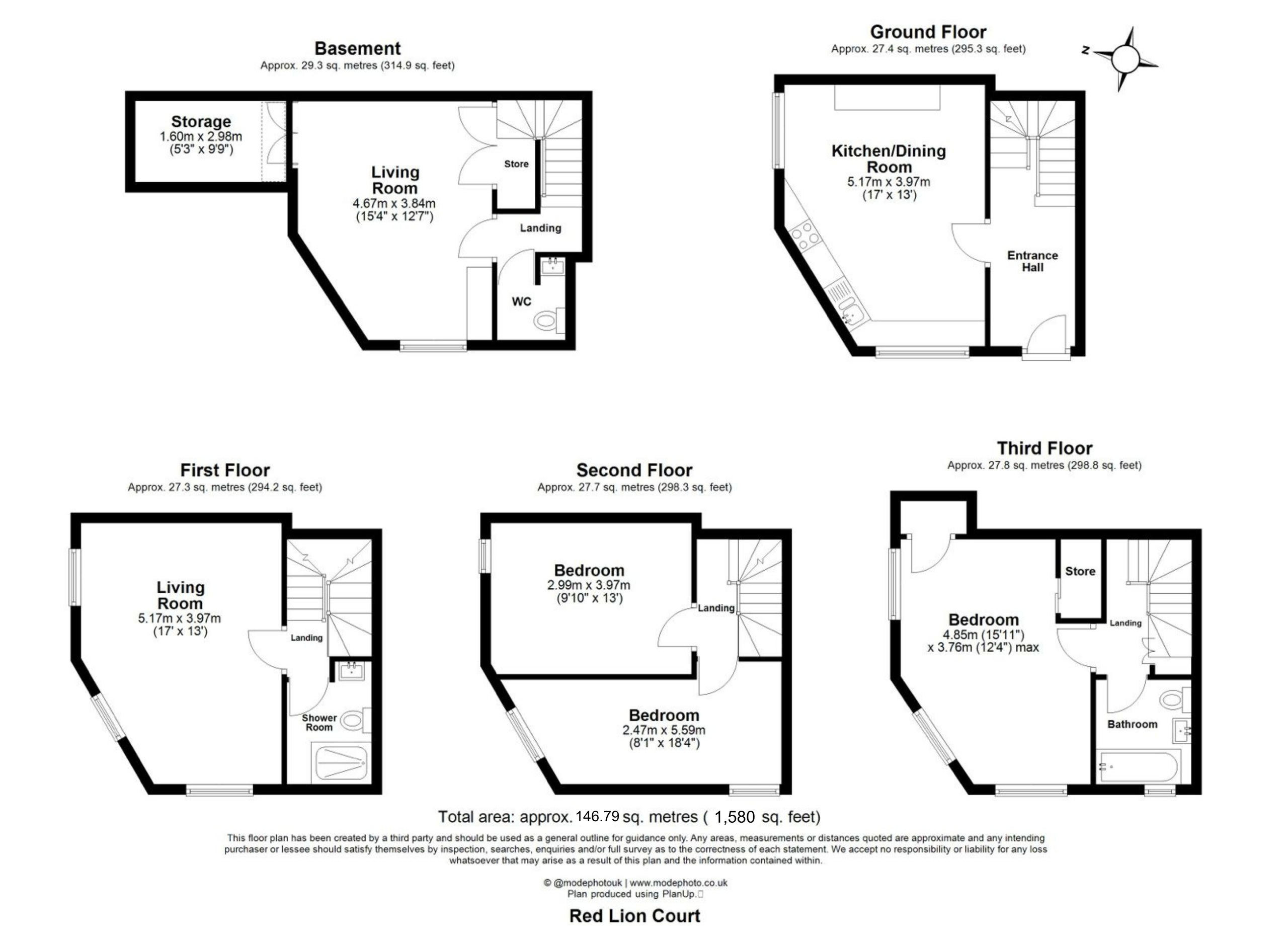 8 Red Lion Court, London floorplan