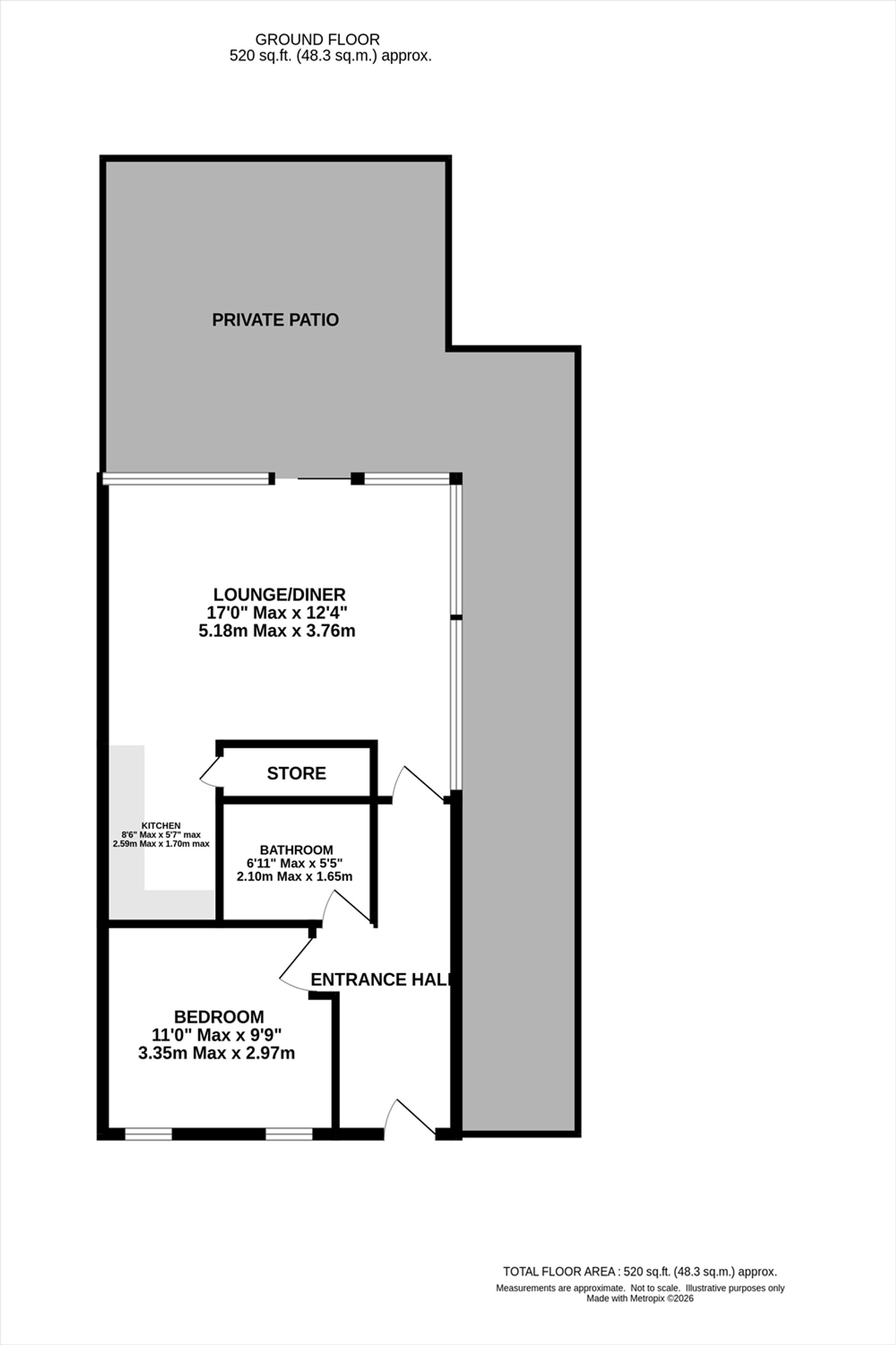 Apt 2113, 30 Woodfield Road, Altrincham floorplan