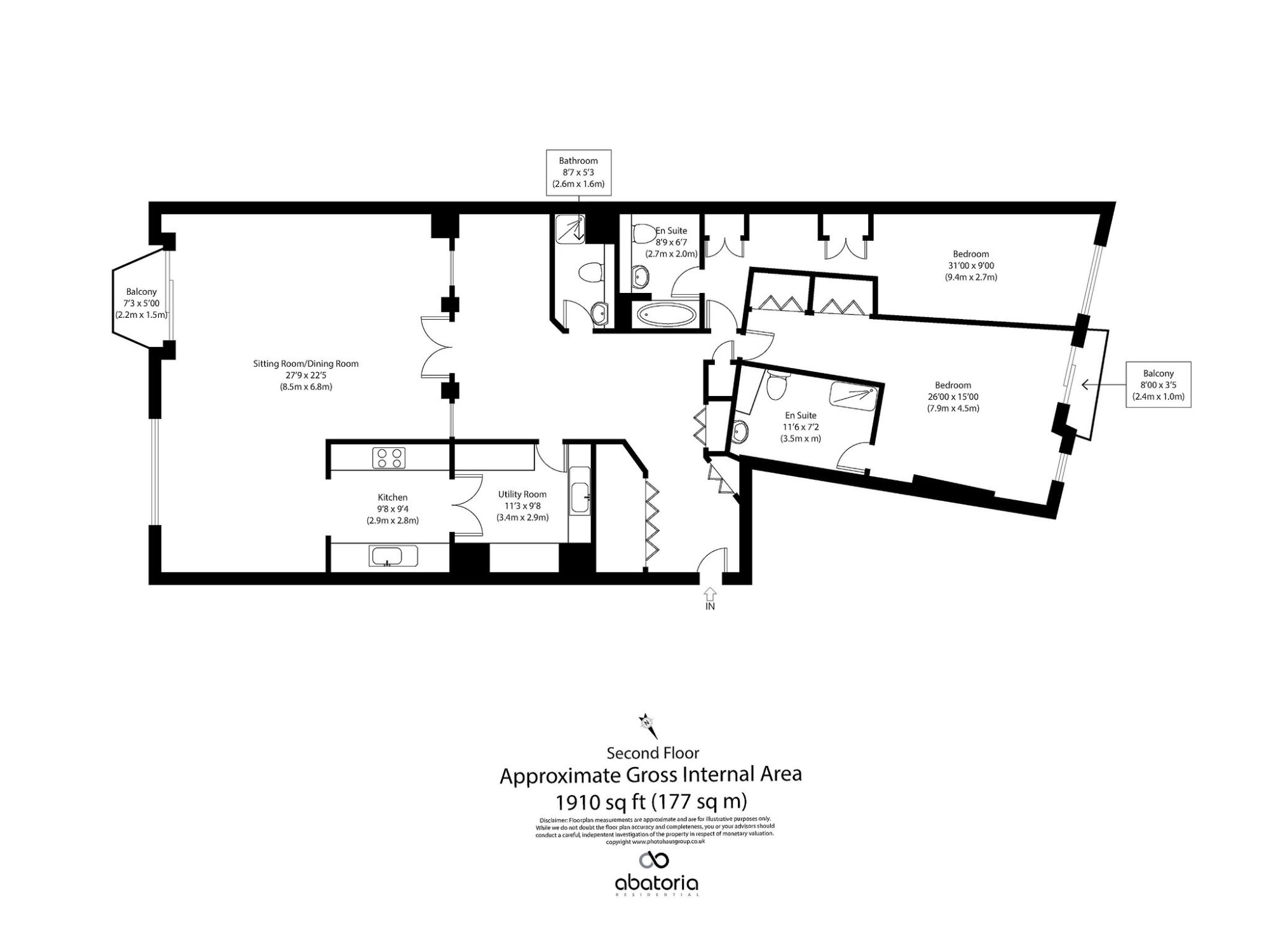 Gun Wharf, Wapping floorplan