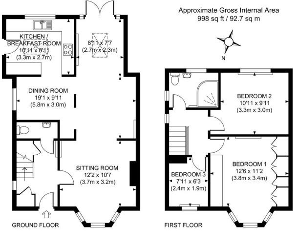 3 Bedrooms Semi-detached house for sale in Horsell, Woking, Surrey GU21