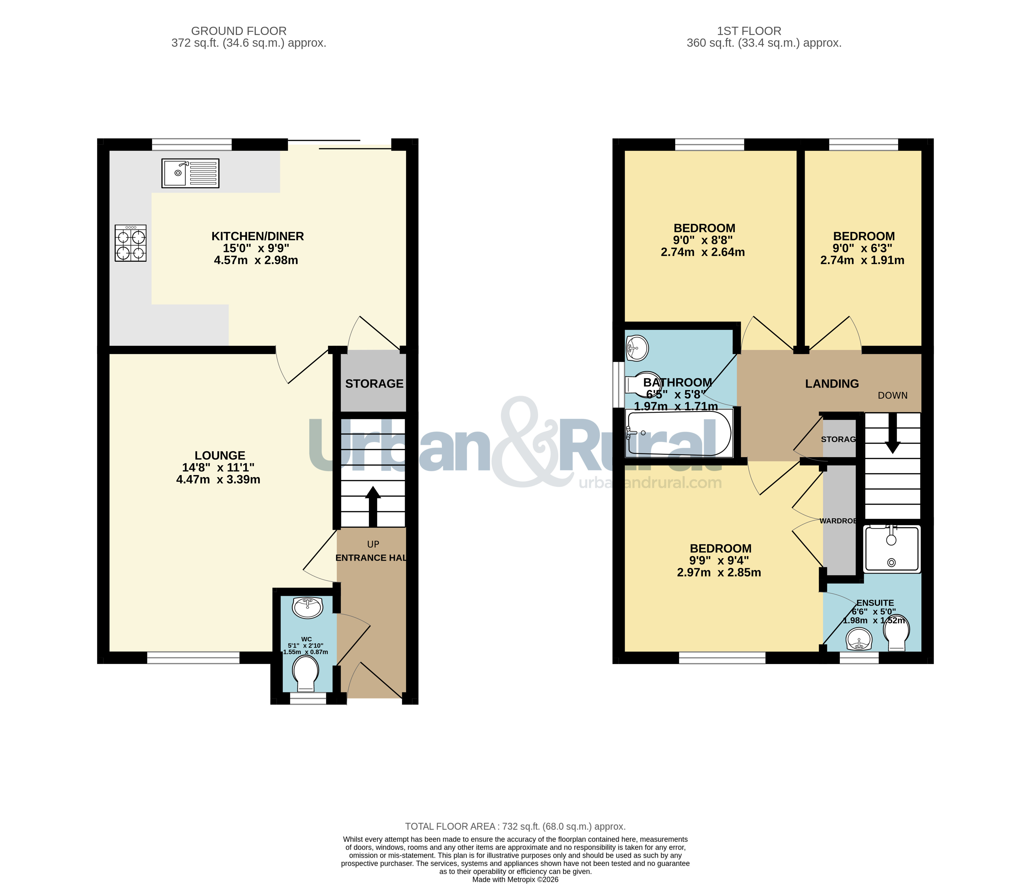 Dennis Close, Bedford floorplan