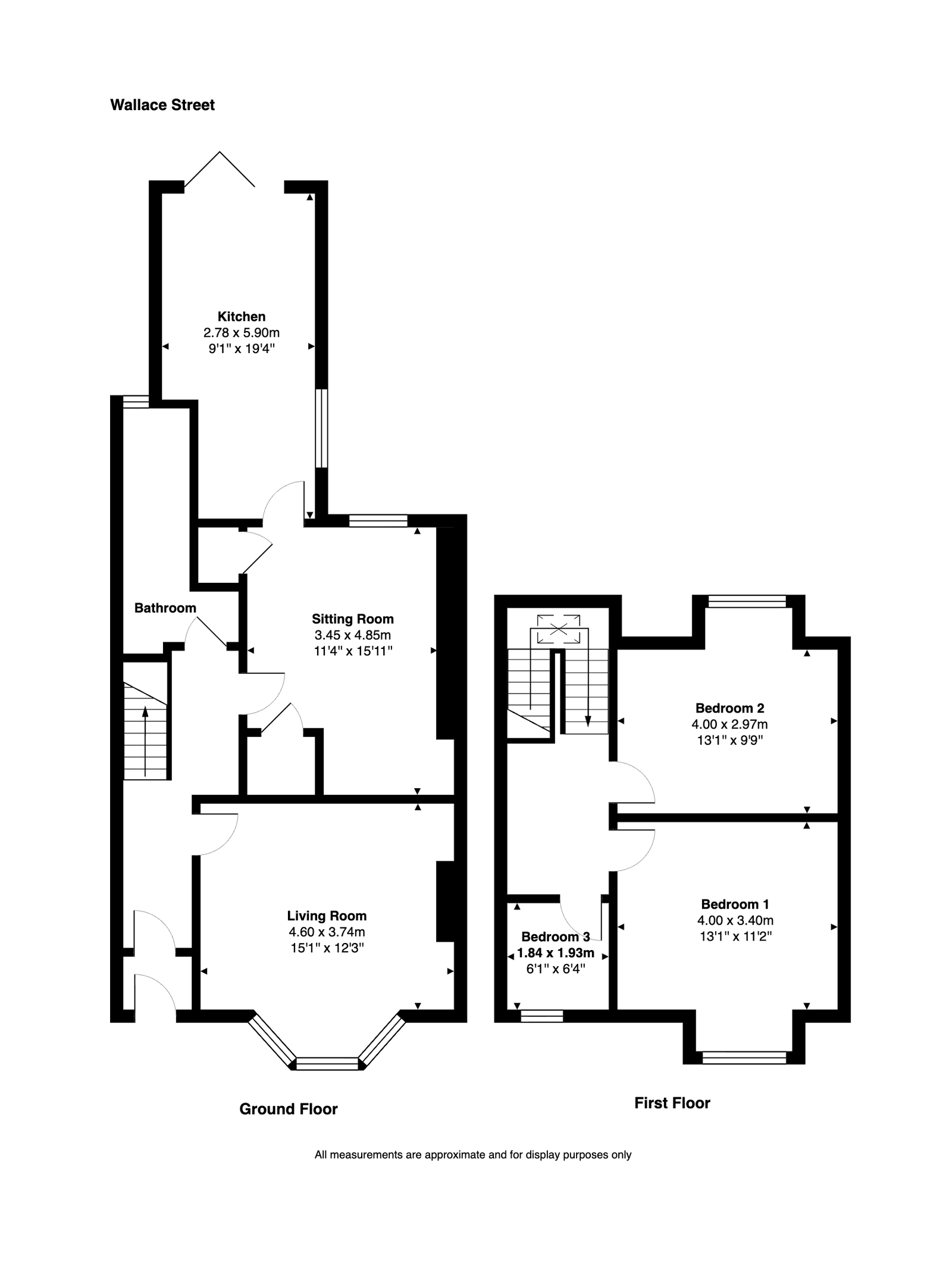76, Wallace Street, Grangemouth floorplan