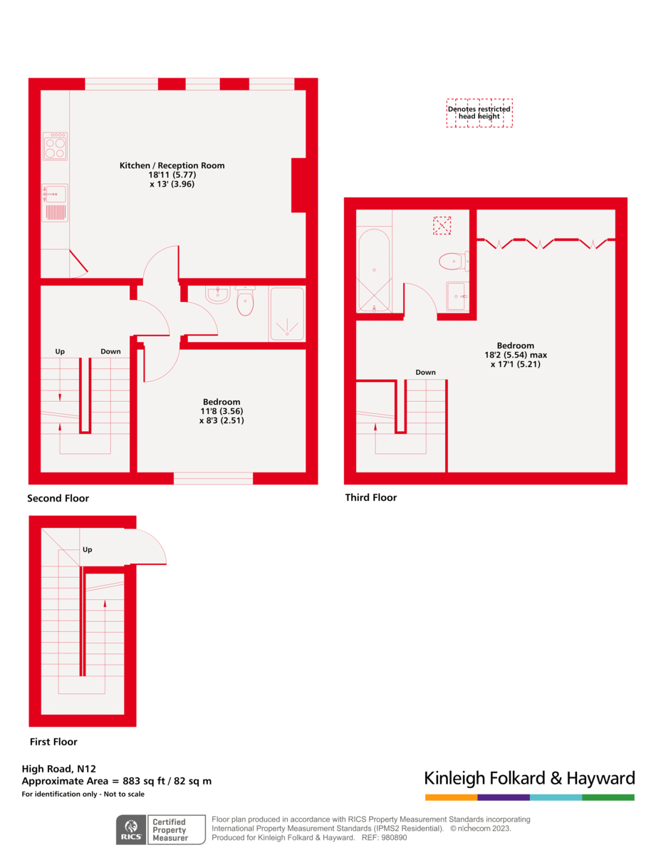 Flat 2, 827A,, High Road, London floorplan