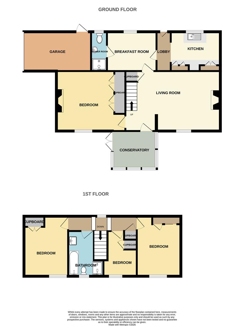 Beggars Roost, Fore Street, Polgooth floorplan