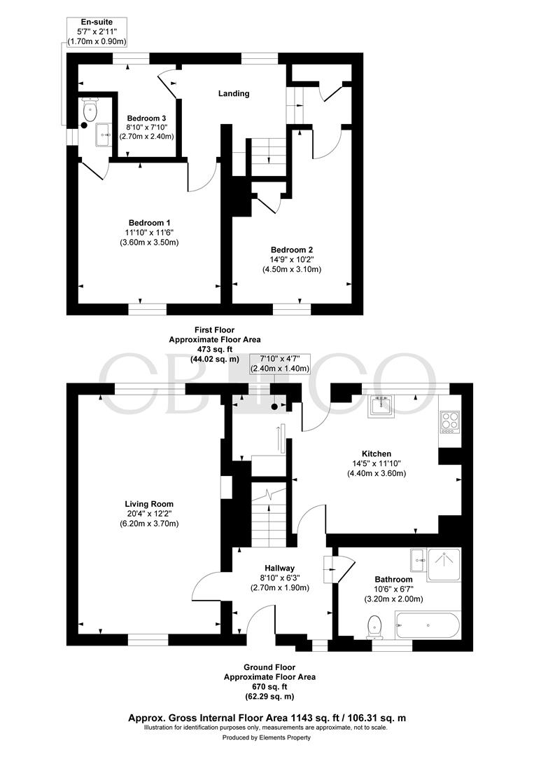 Rose Cottage, Hoon Ridge, Derby floorplan