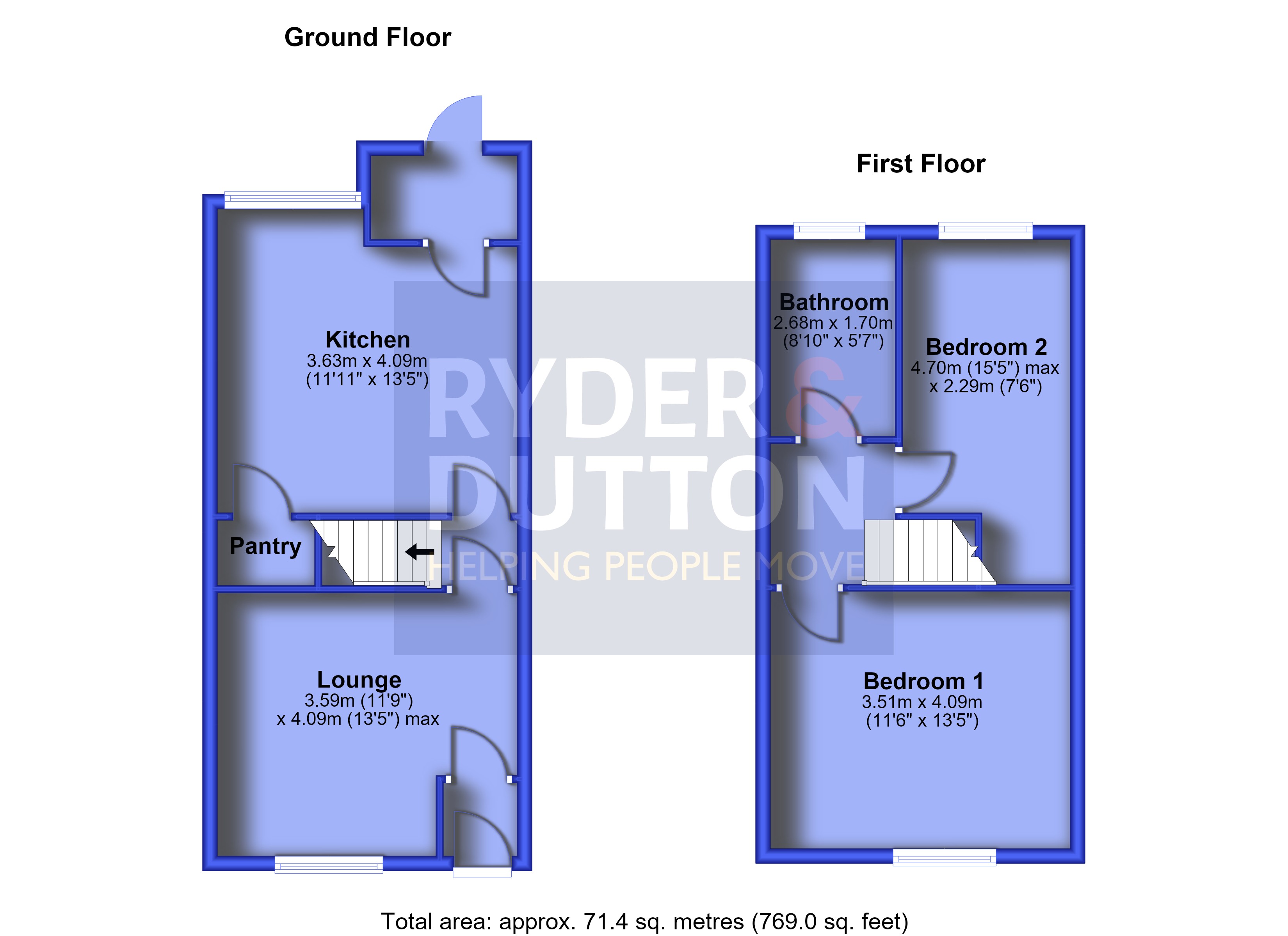 Brierley Street, Greater Manchester floorplan