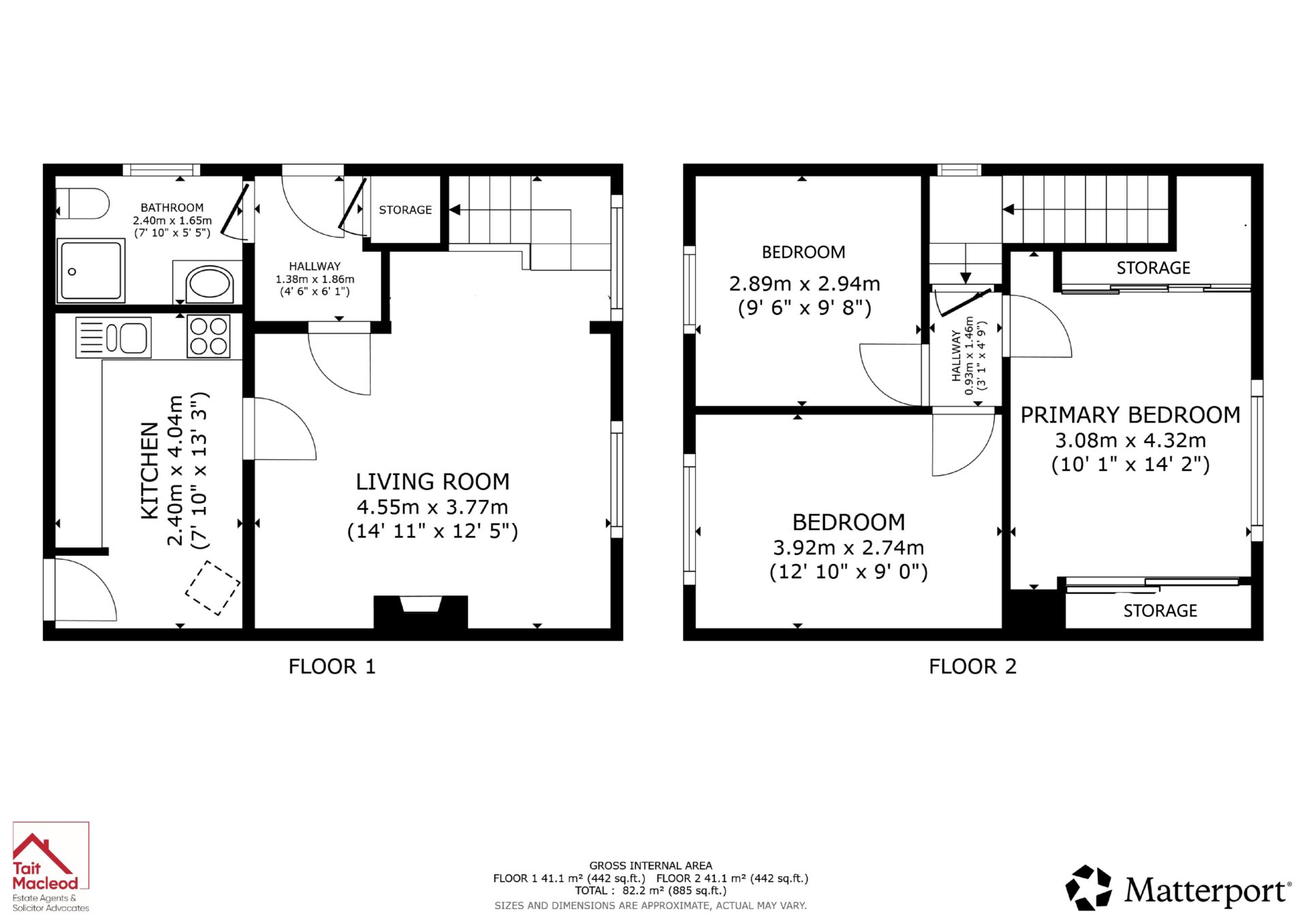 11, Central Drive, Stenhousemuir floorplan