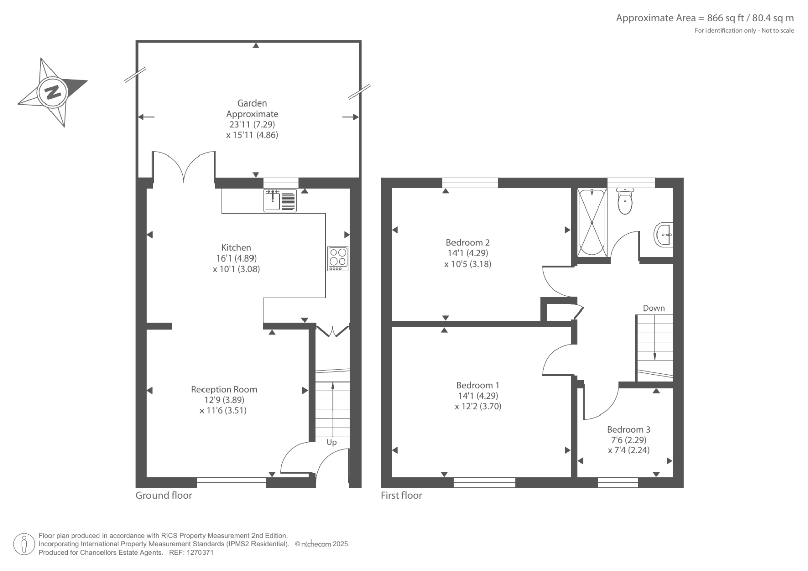 9, Prunus Close, Oxford floorplan