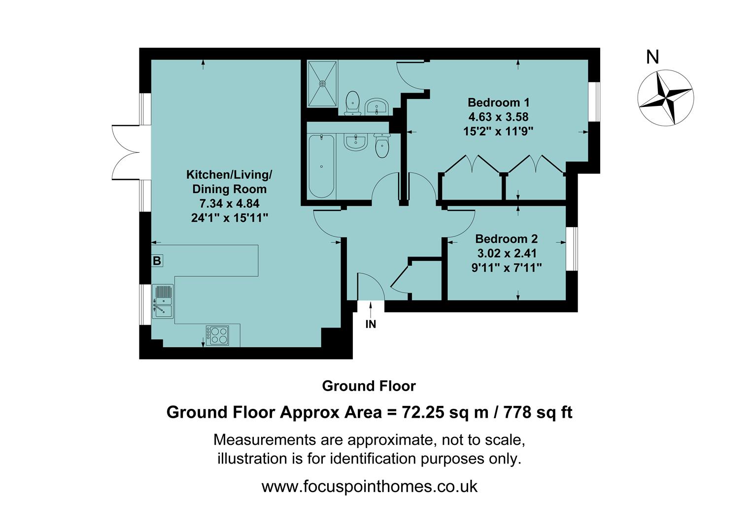 2, Hawthorne House, Foundry Street, Banbury floorplan