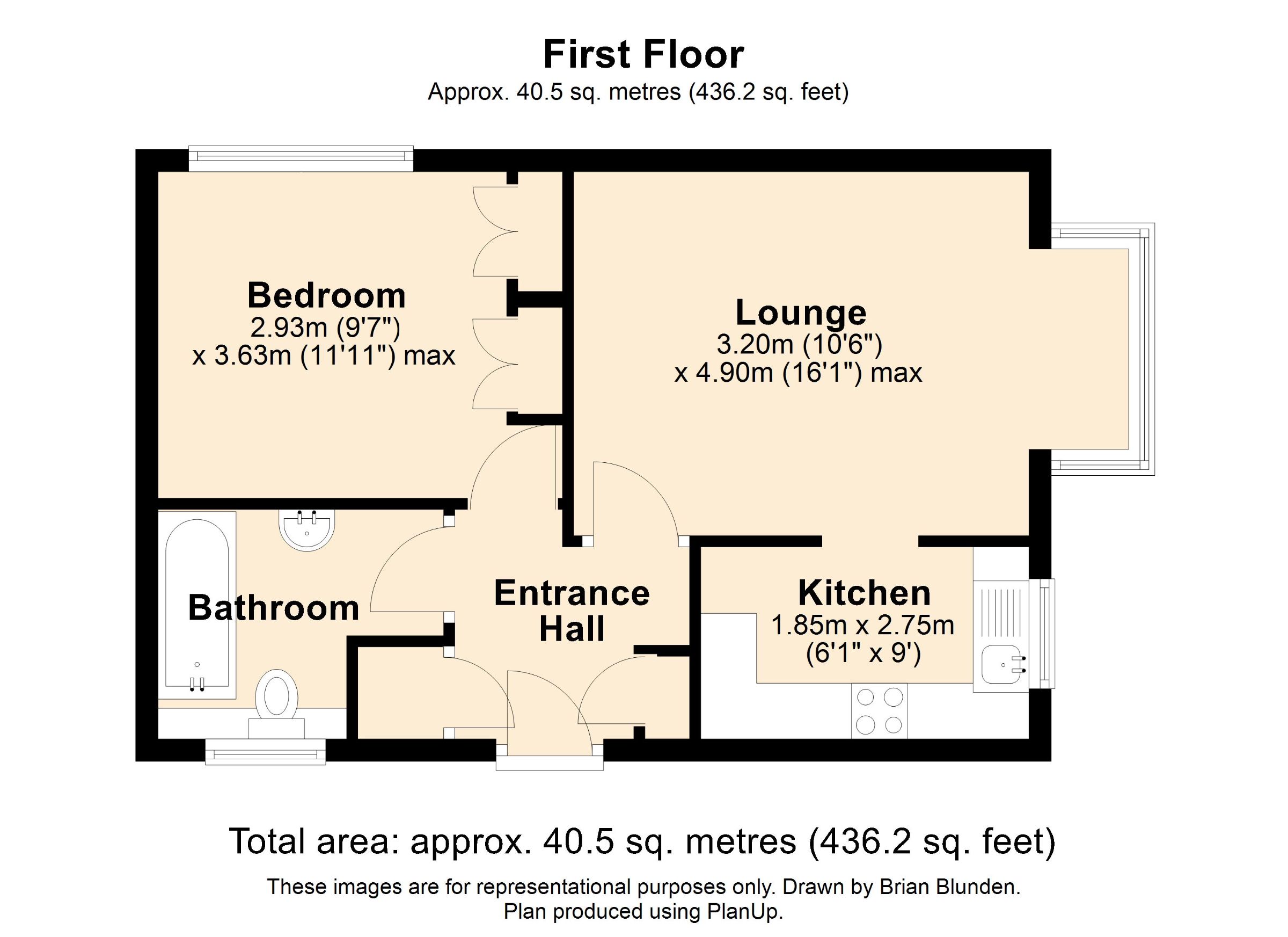 Flat 10, Albion Mews, Edenbridge floorplan