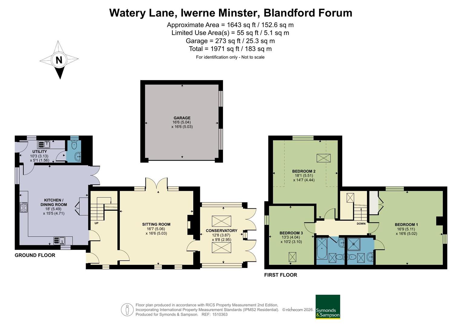 Corner Cottage, Watery Lane, Blandford Forum floorplan