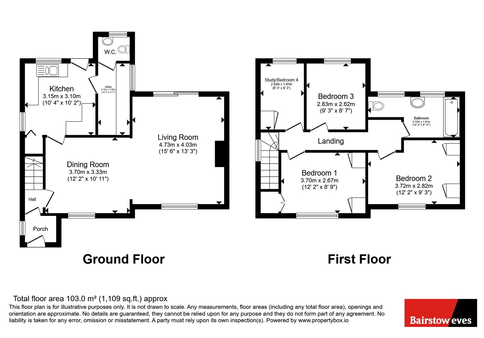 31, Westwood Avenue, Essex floorplan