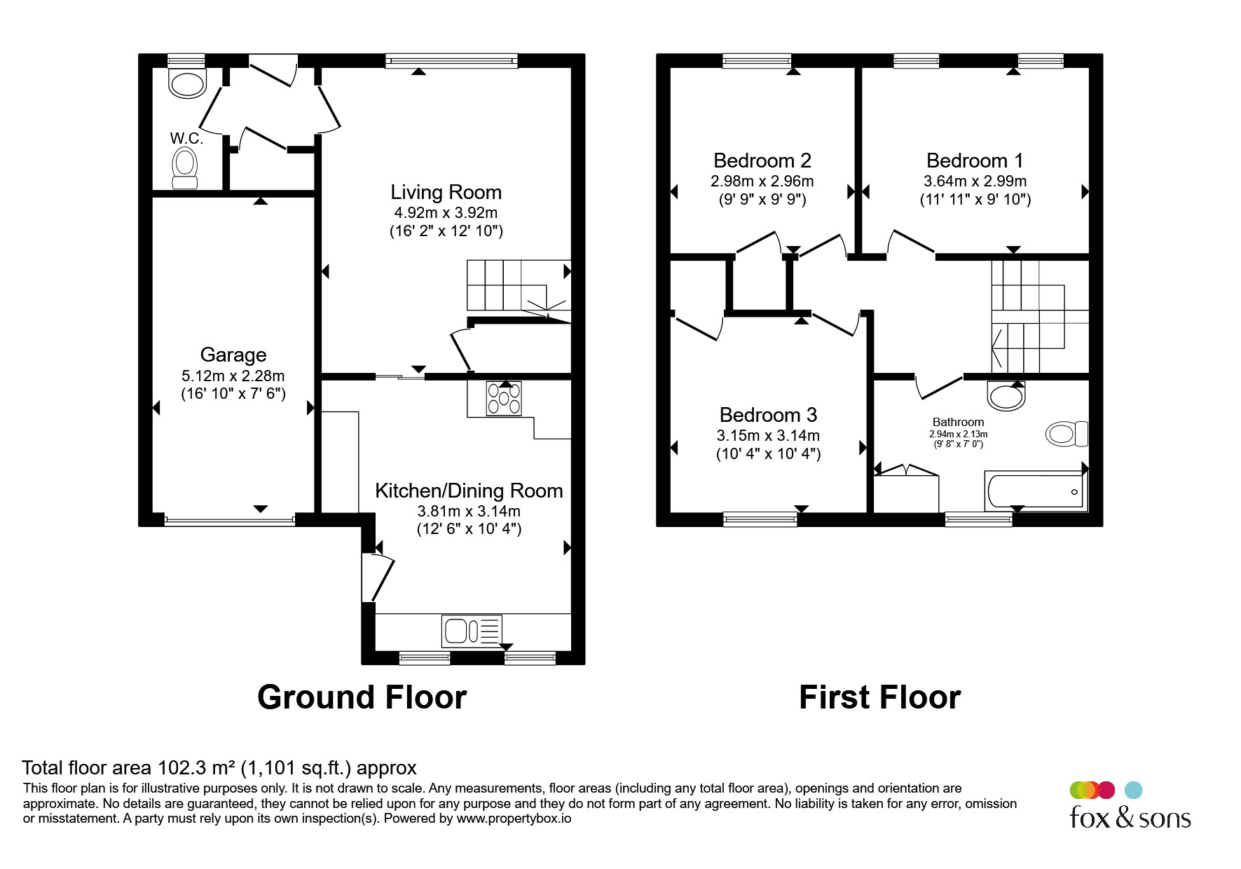 3, Windsor Road, WEYMOUTH floorplan