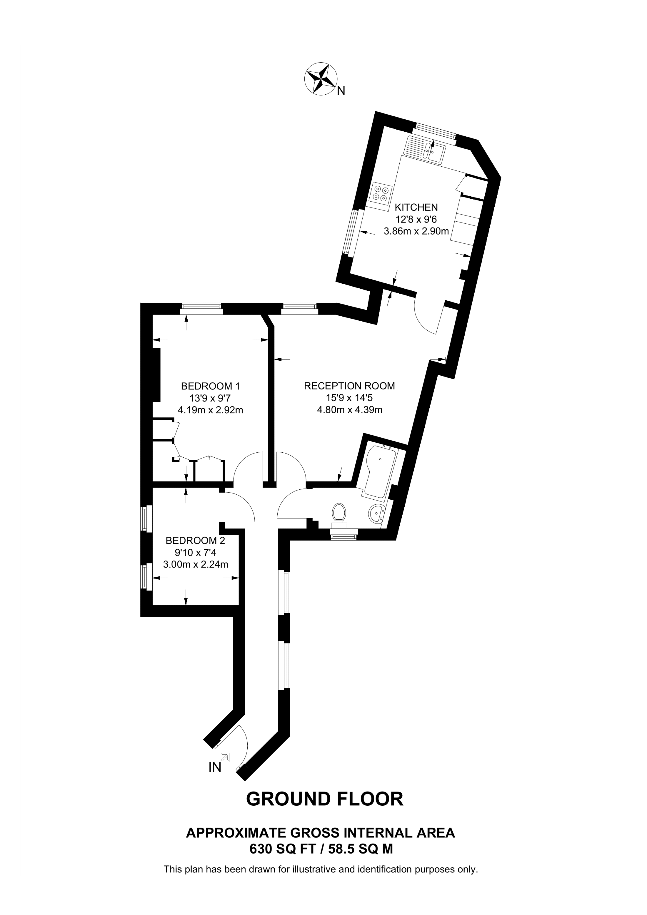 Kings Gardens, West Hampstead floorplan