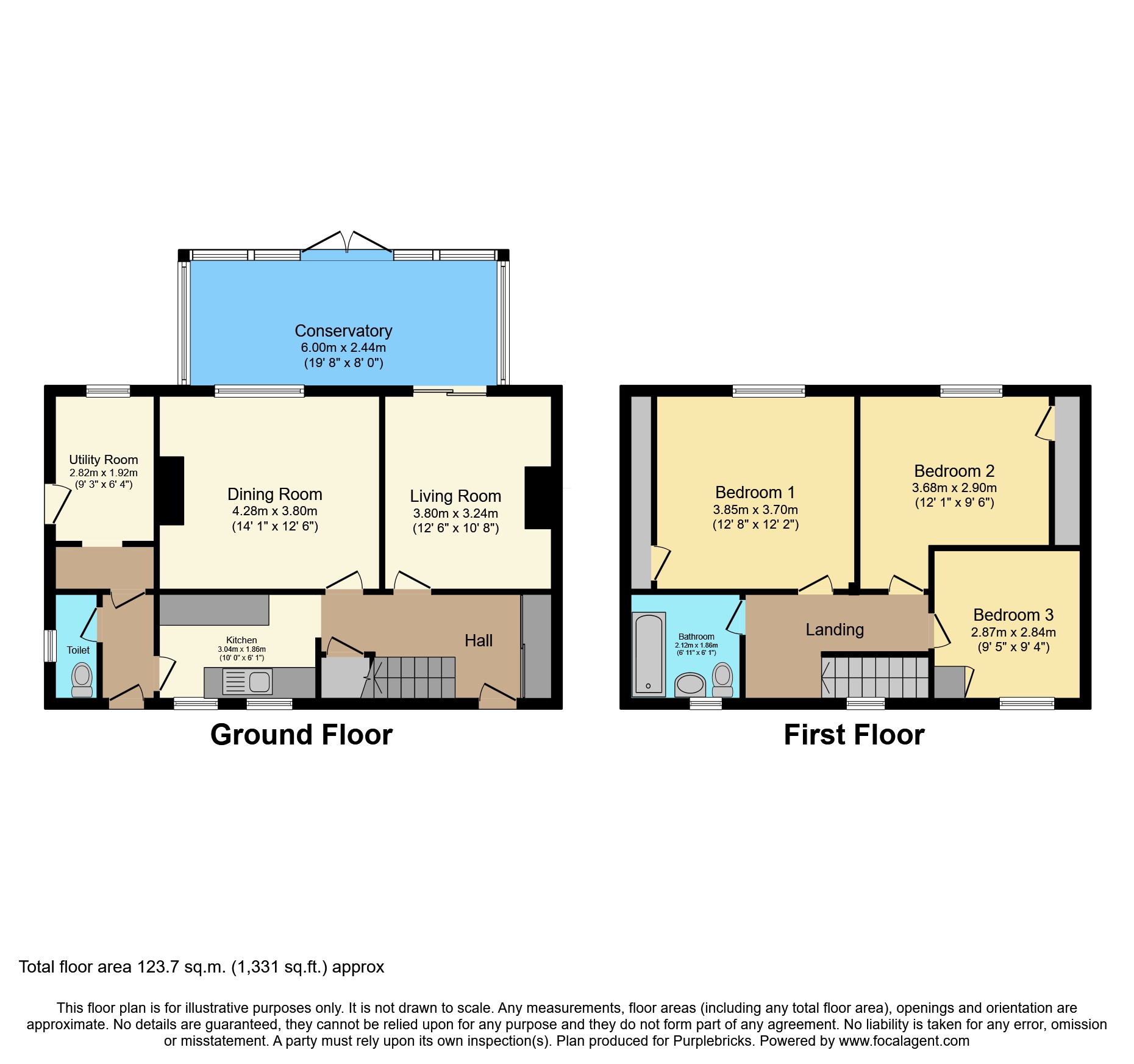 83, Tennyson Gardens, Horncastle floorplan