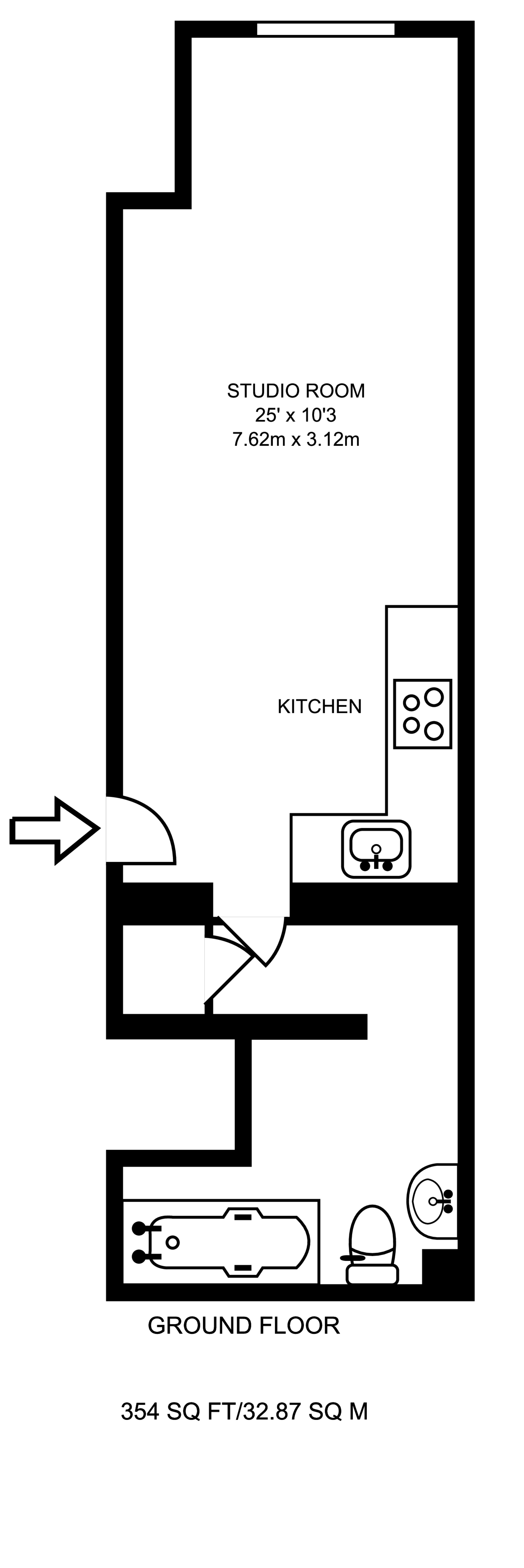 Finchley Road, Temple Fortune floorplan