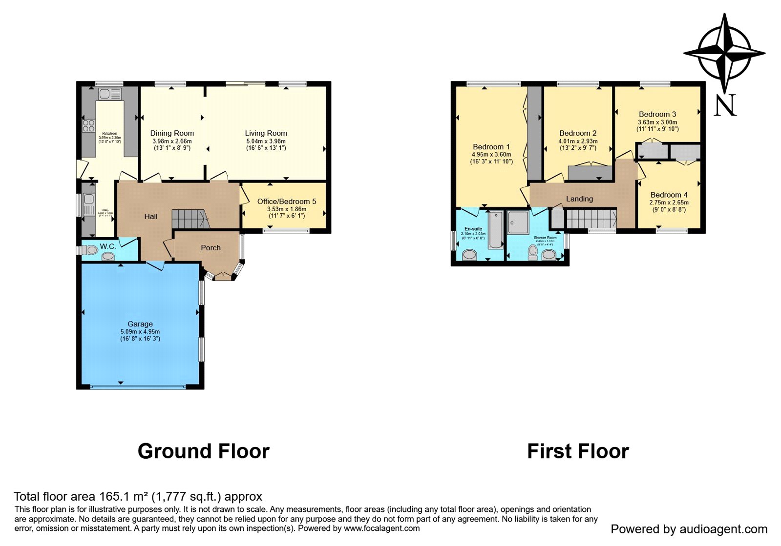 11, The Ridings, Crawley floorplan