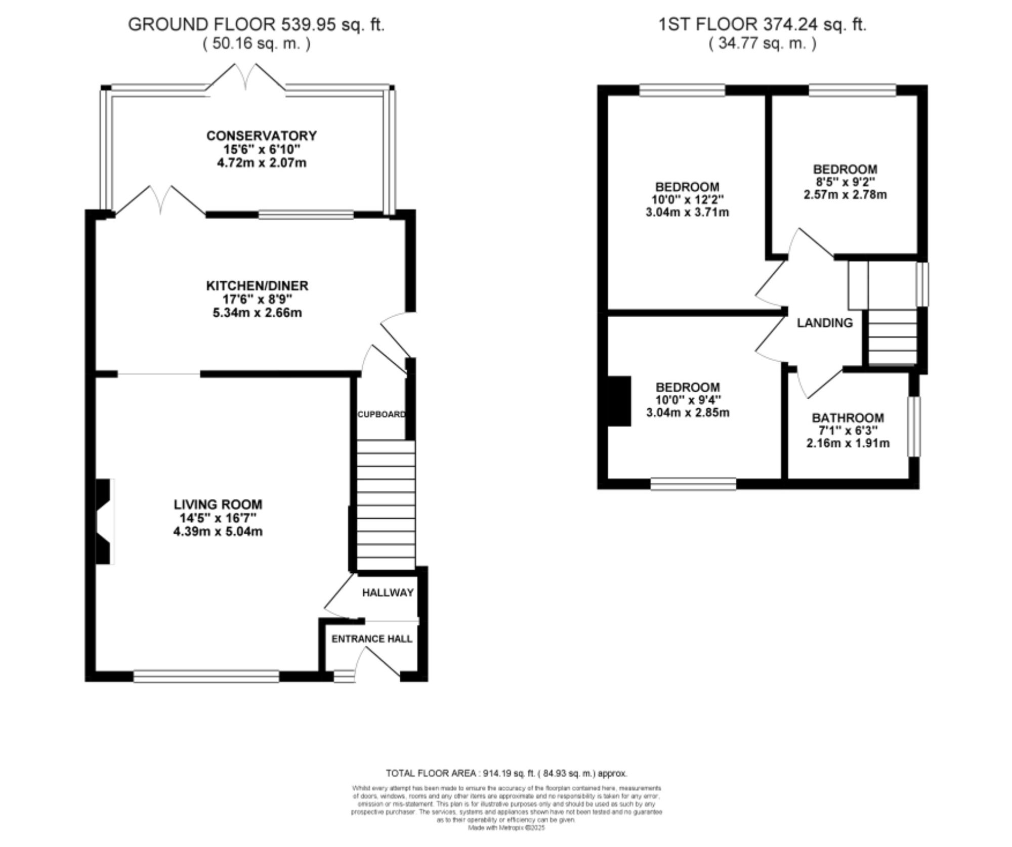 20 The Close, Stoke-On-Trent floorplan