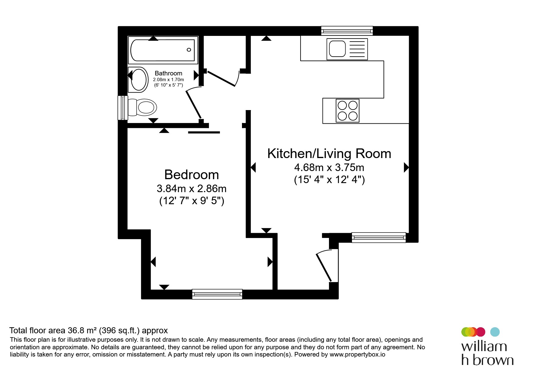 93, Newtown Road, Huntingdon floorplan