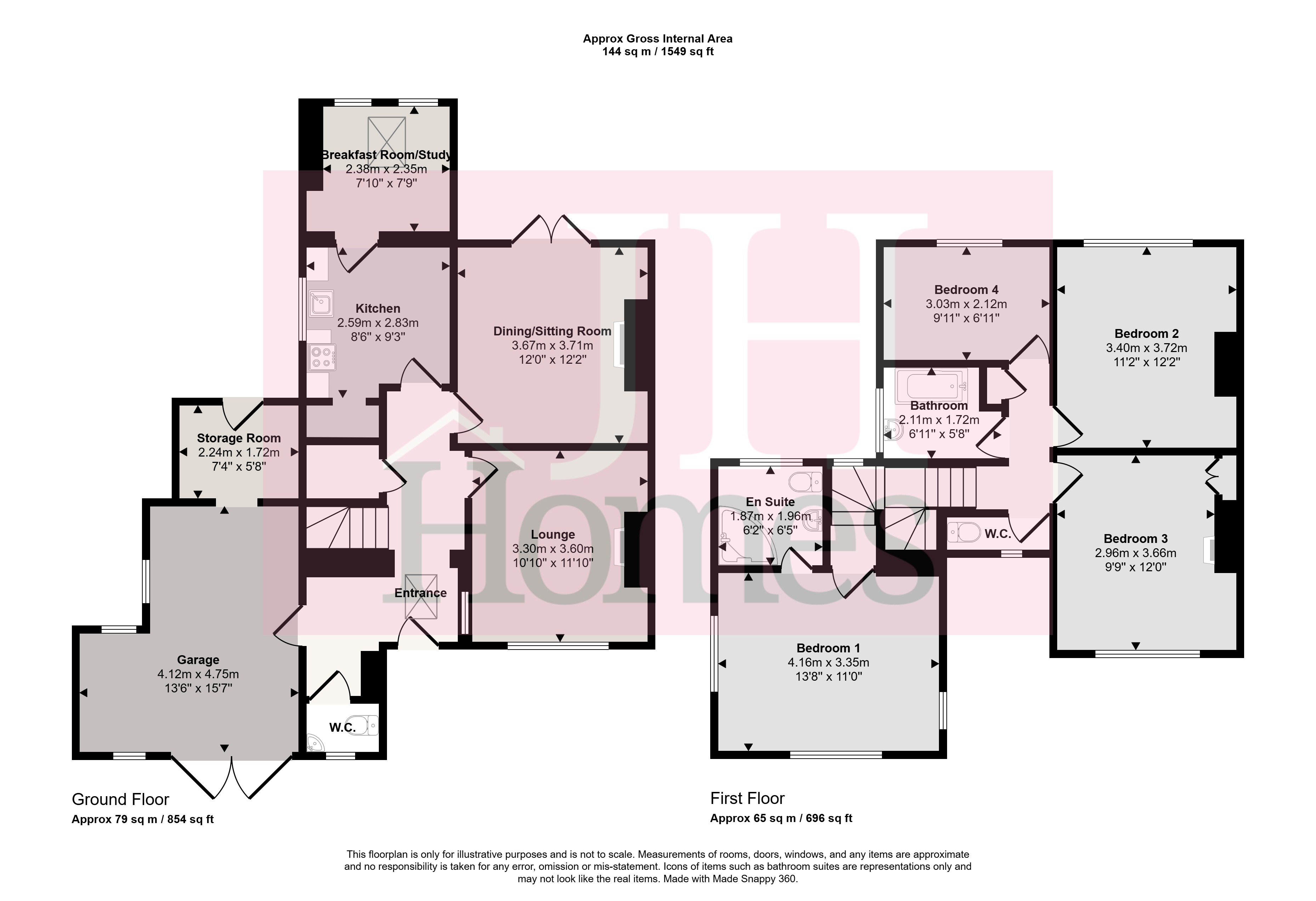Church Fields Avenue, Ulverston floorplan