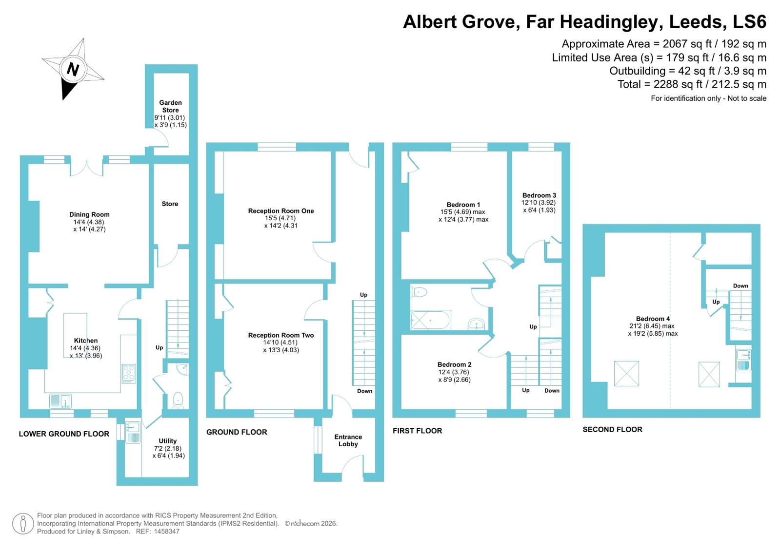 4, Albert Grove, Leeds floorplan