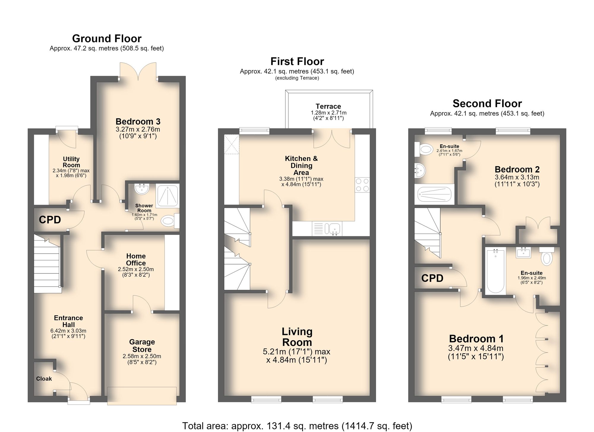 69 Oxclose Park Rise, Sheffield floorplan