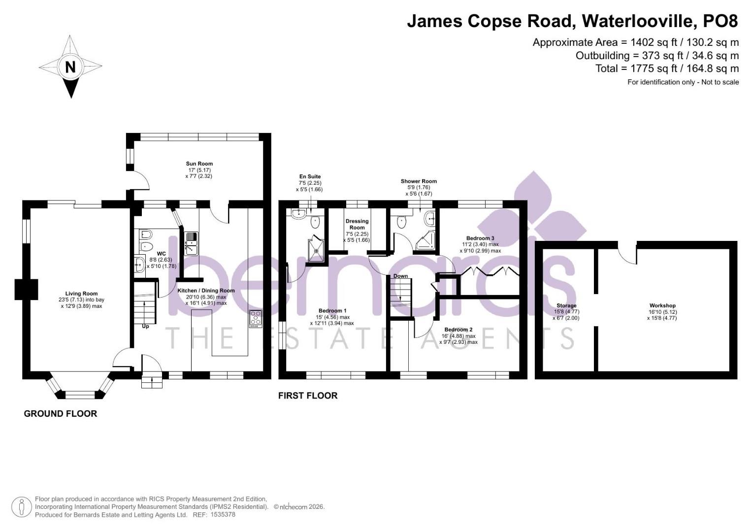 James Copse Road, Waterlooville floorplan
