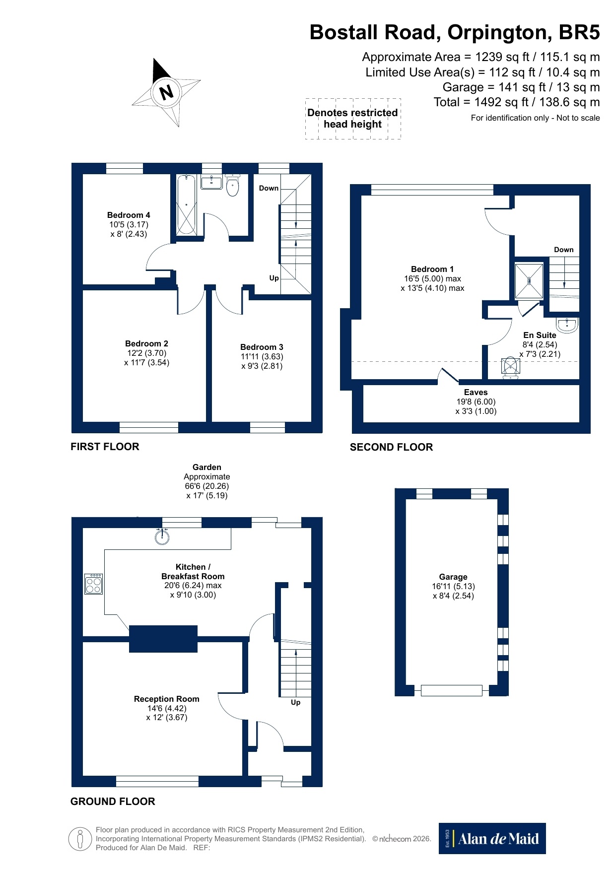 20, Bostall Road, Orpington floorplan