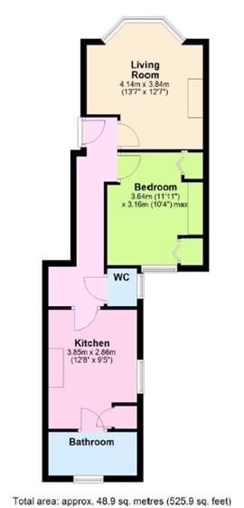 Flat 2, 162, Springfield Road, Brighton floorplan