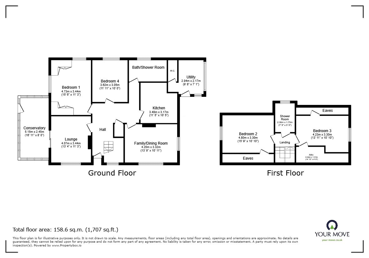 Hill Top,, Llynclys, Shropshire floorplan