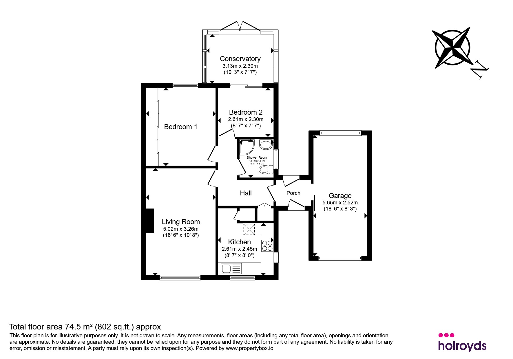 10, Moor Drive, Keighley floorplan