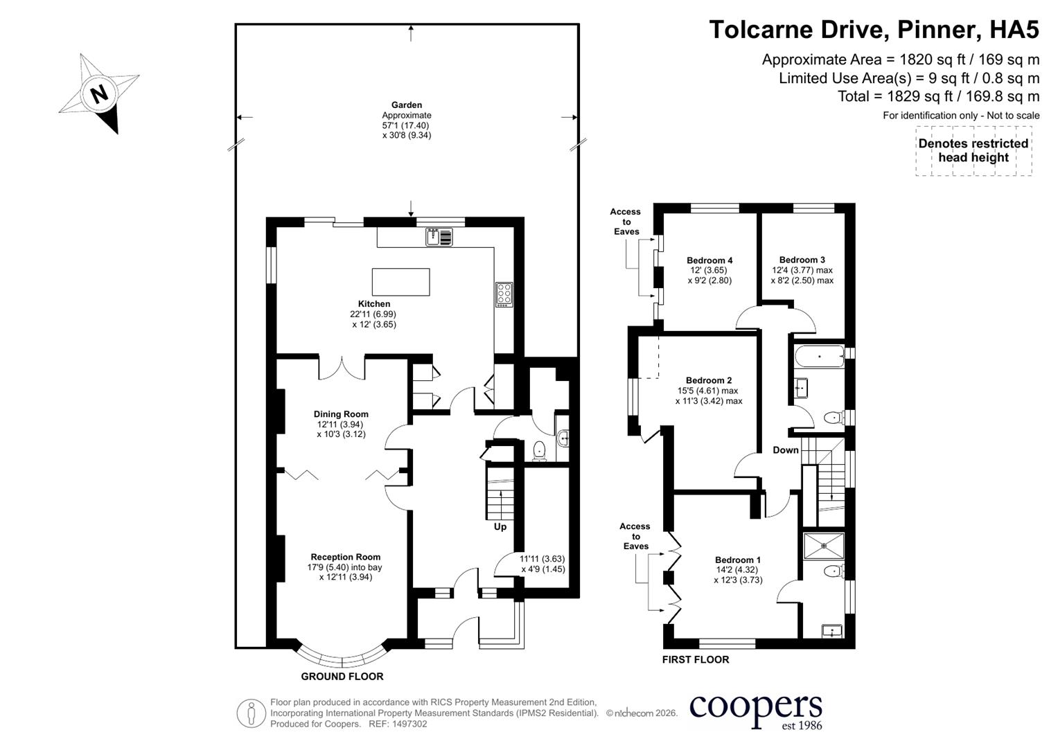 102, Tolcarne Drive, Pinner floorplan