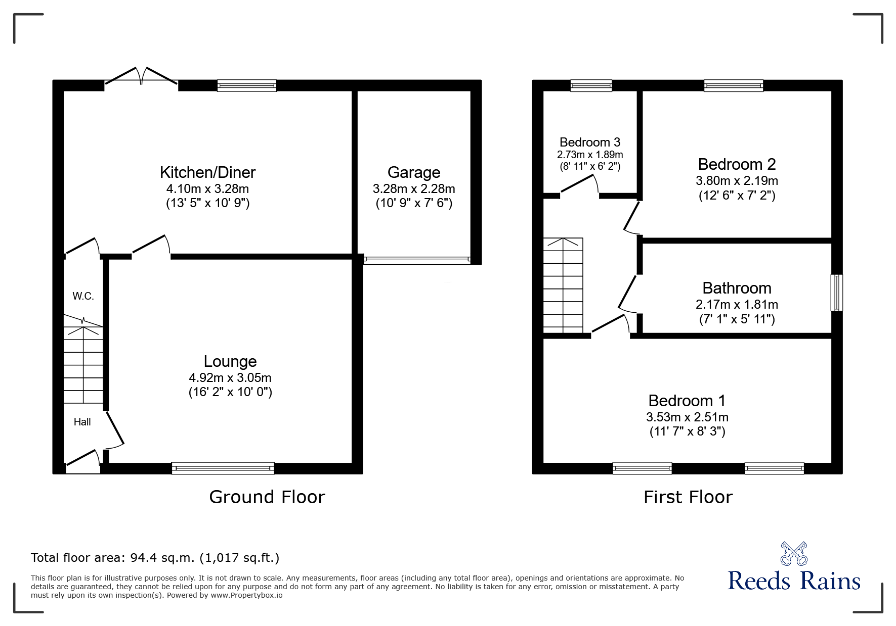 23, Dewhirst Close, Durham floorplan