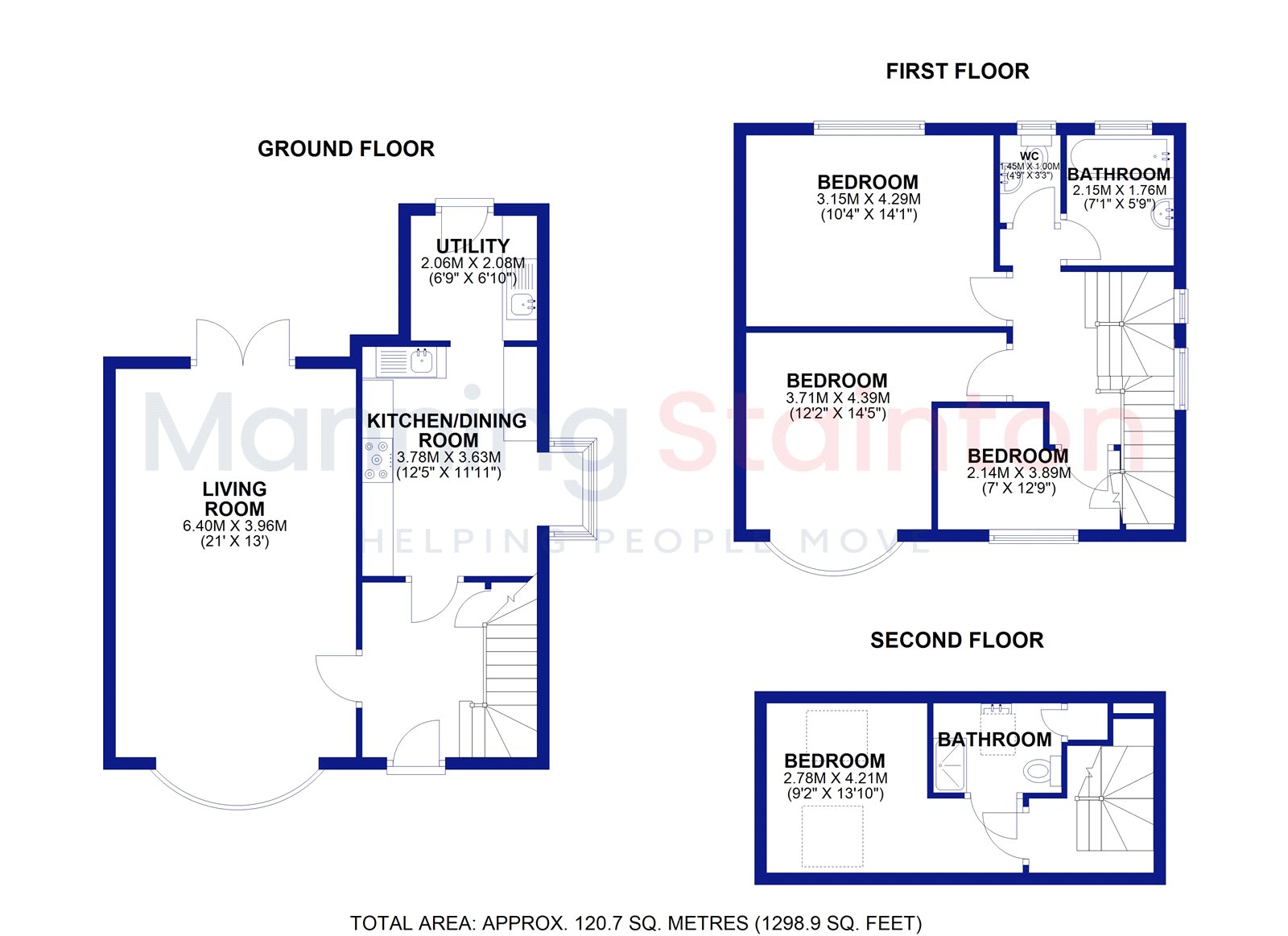 1A, Station Road, Shipley floorplan
