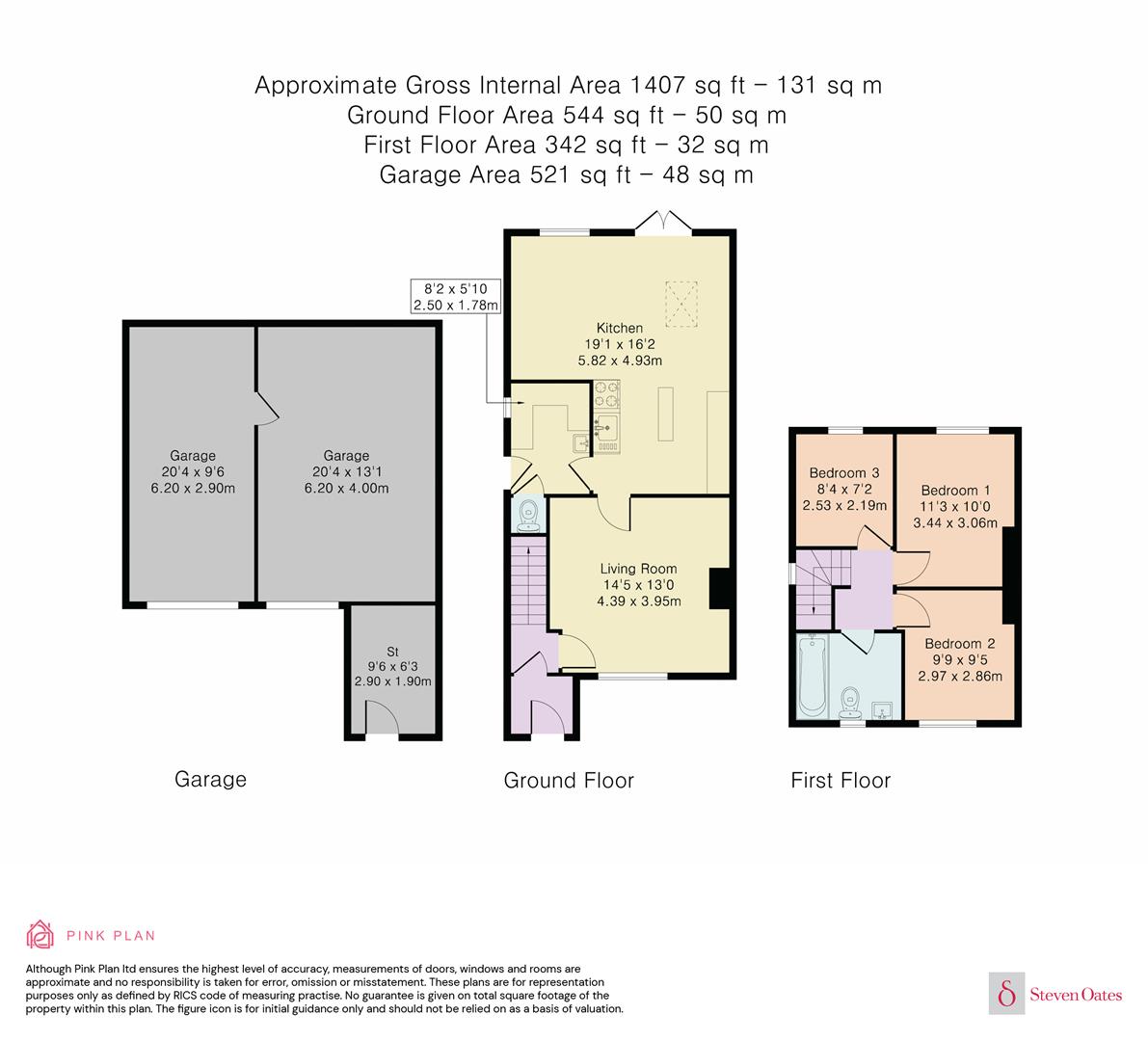 18 Cambridge Road Cottages, High Road, High Cross floorplan
