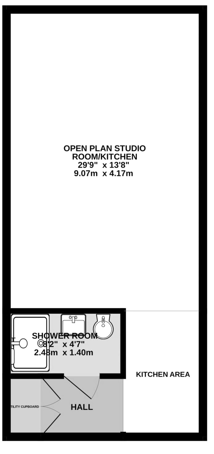 Flat 5, Papermill House, 363, South Street, Romford floorplan