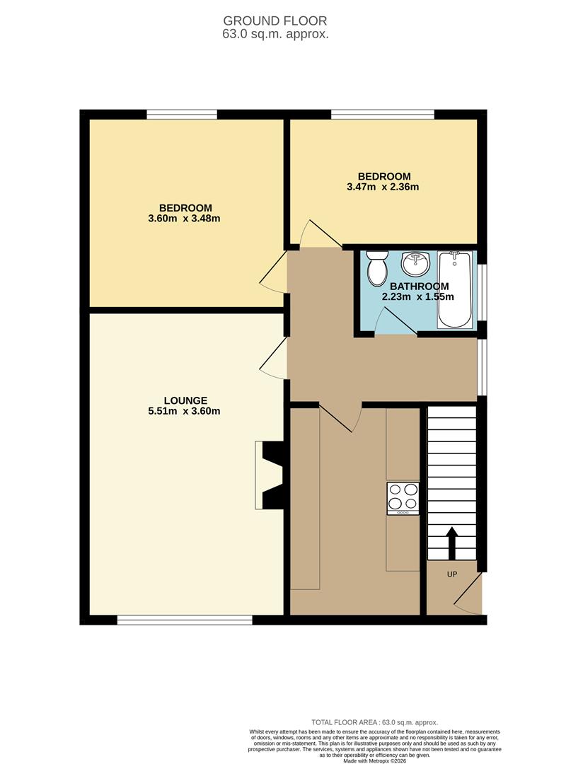 15, Burton Avenue, Barnsley floorplan