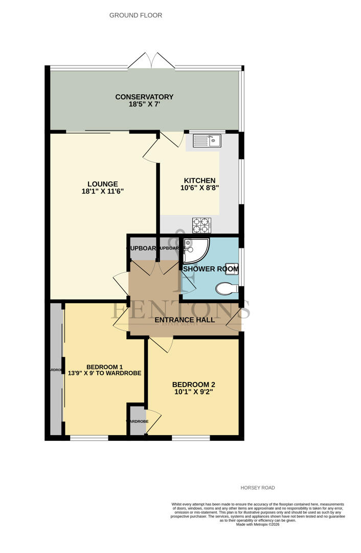 63, Horsey Road, Kirby-Le-Soken floorplan