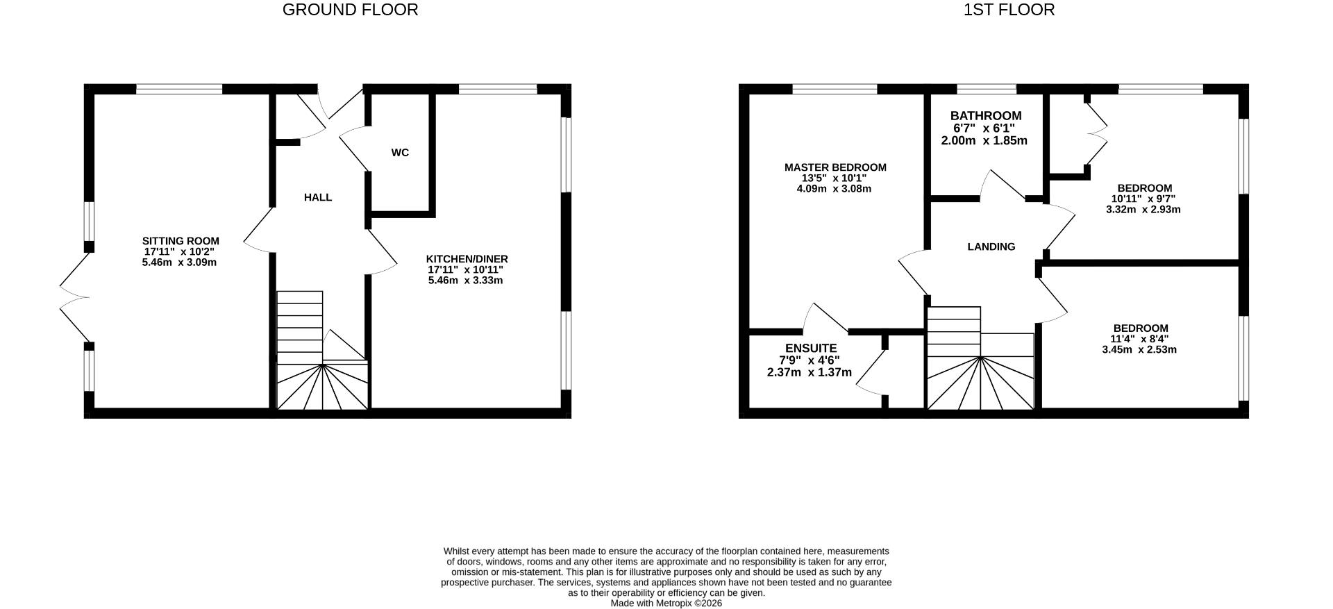 1, Paddock Close, Ashford floorplan