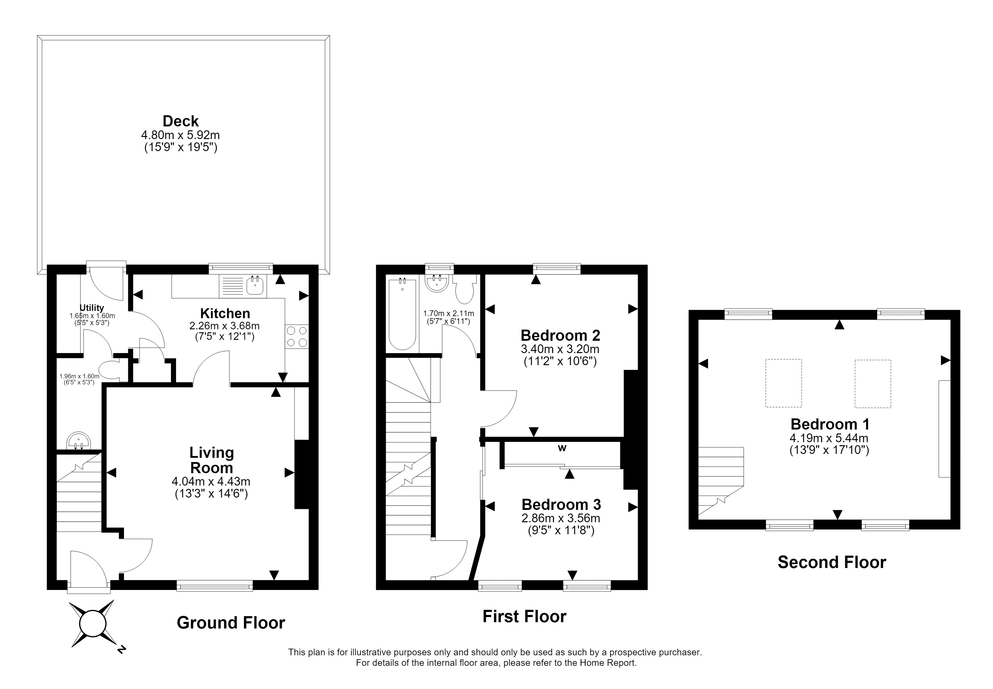 64, Salvesen Gardens, Edinburgh floorplan