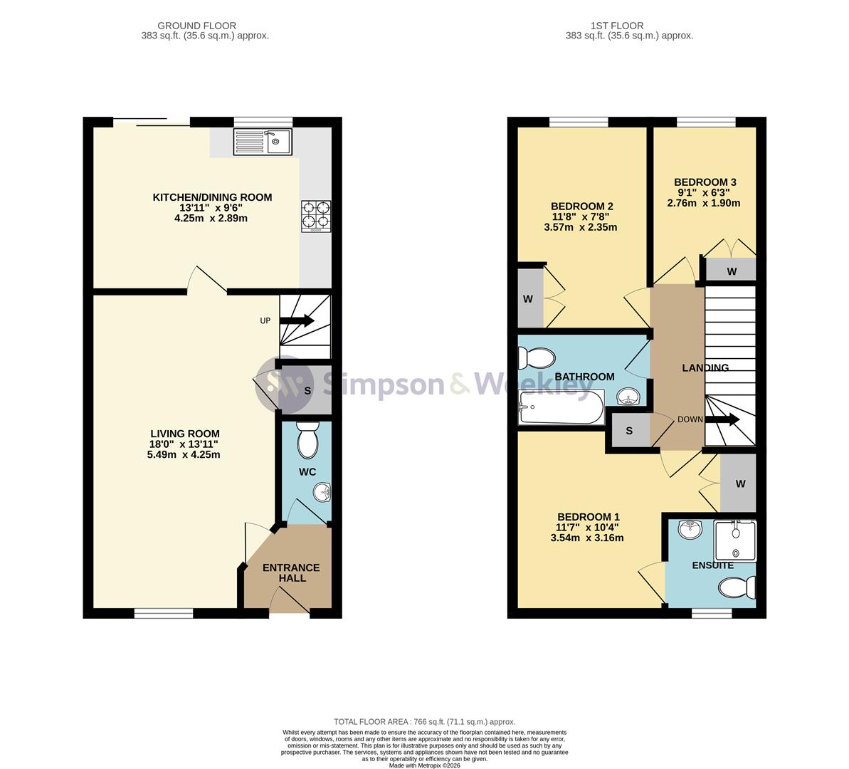 8, Fuchsia Way, Rushden floorplan