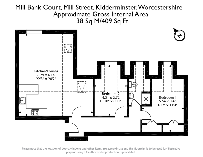 Mill Bank Court, Mill Street, Kidderminster floorplan