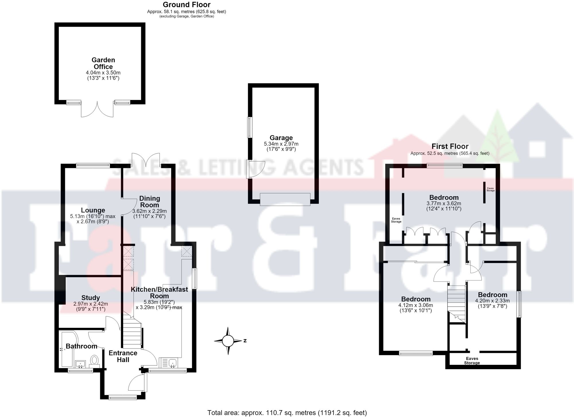 8 Rodney Close, Gloucester floorplan