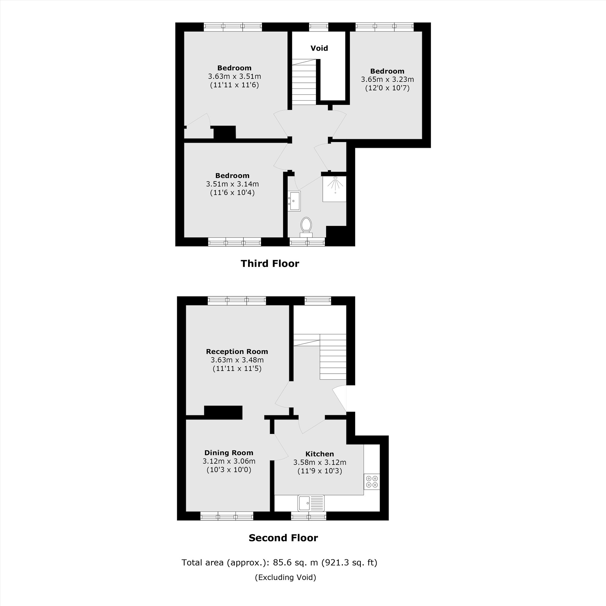 76, Ronver Road, London floorplan